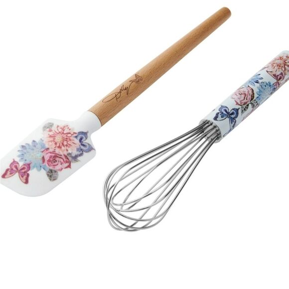 Dolly Parton Floral Whisk & Spatula Set - Picture 3 of 6